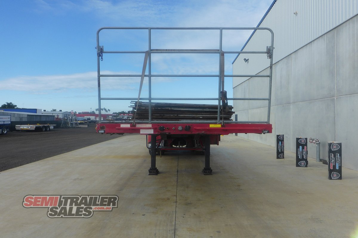 2017 CIMC 12 PALLET FLAT TOP A TRAILER