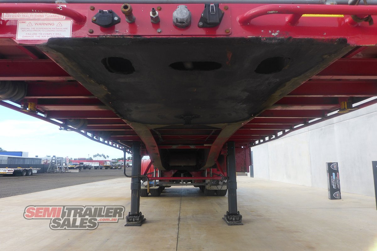 2017 CIMC 12 PALLET FLAT TOP A TRAILER