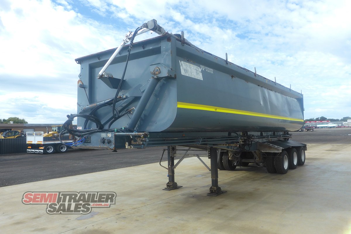 2018 HOWARD PORTER TRI AXLE SIDE TIPPER TRAILER