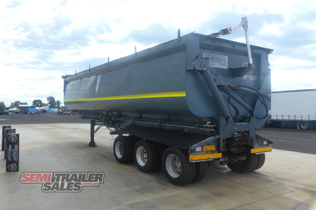 2018 HOWARD PORTER TRI AXLE SIDE TIPPER TRAILER