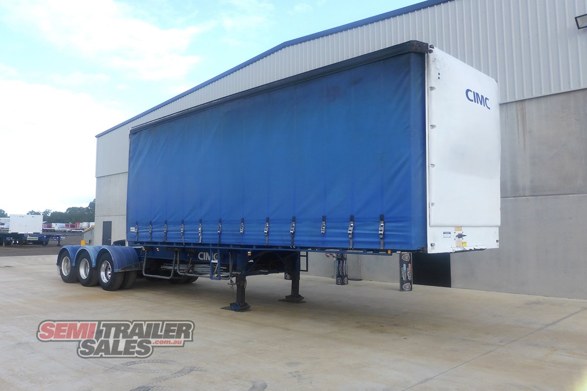 2010 CIMC 12 PALLET CURTAINSIDER A TRAILER