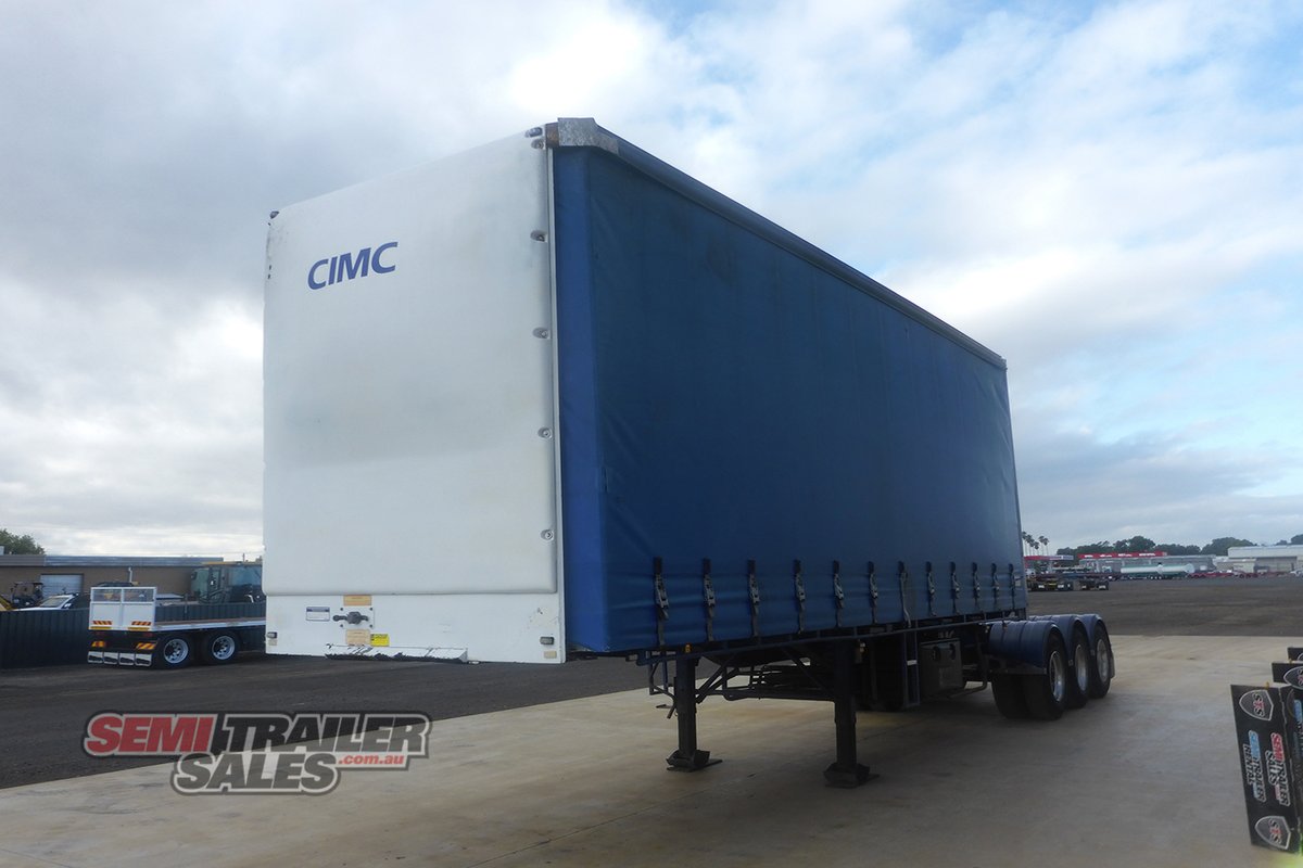 2010 CIMC 12 PALLET CURTAINSIDER A TRAILER