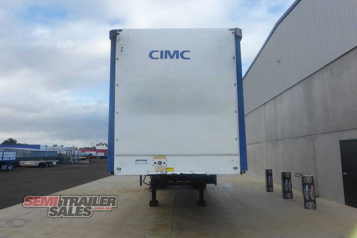 2010 CIMC 12 PALLET CURTAINSIDER A TRAILER