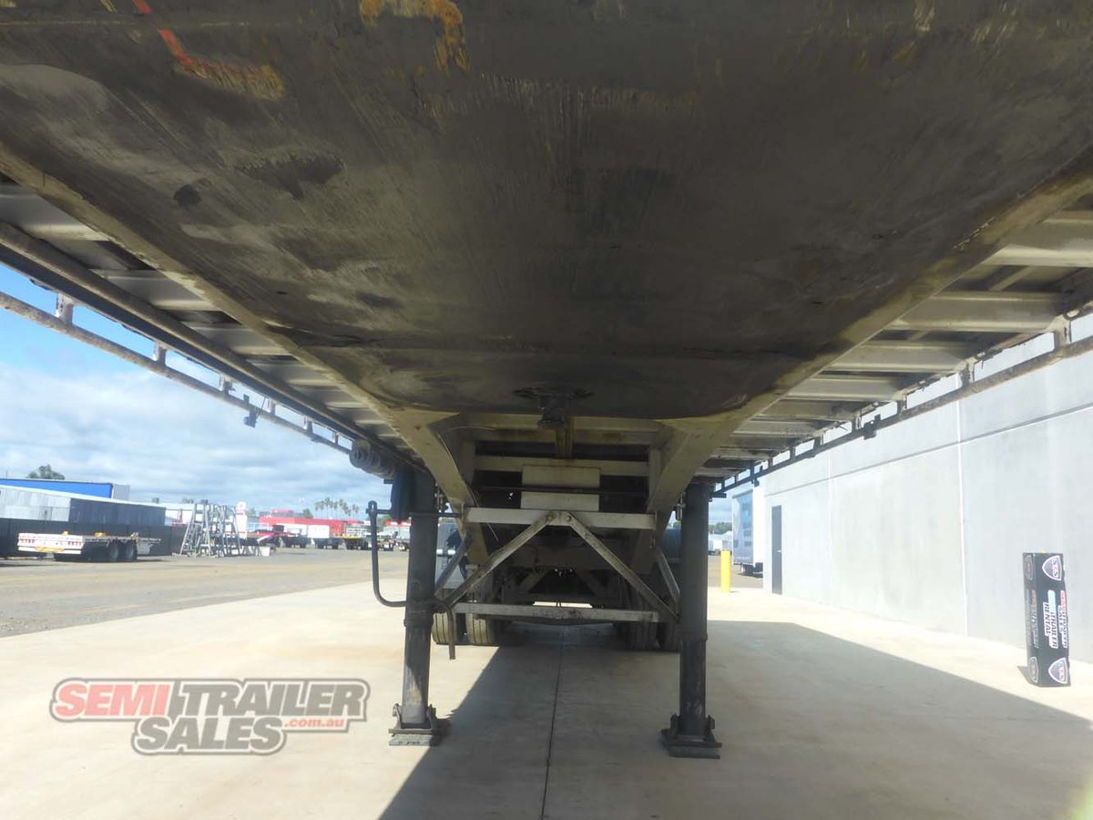 2006 BARKER 12 PALLET ROLLBACK CURTAINSIDER TRAILER