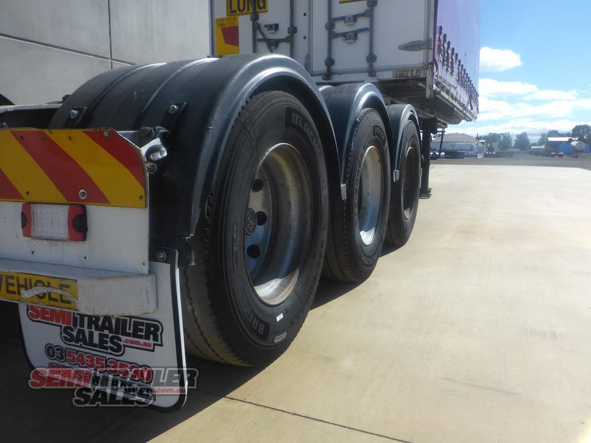 2006 BARKER 12 PALLET ROLLBACK CURTAINSIDER TRAILER