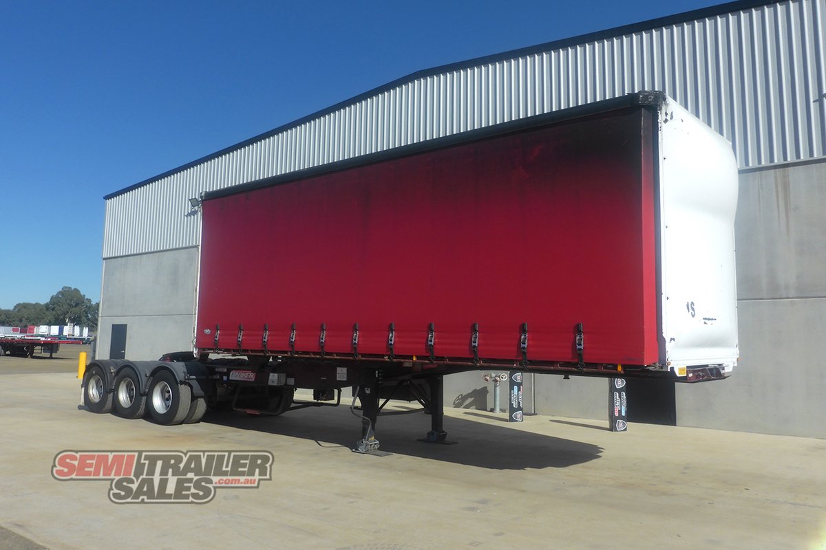 07/2007 BARKER 12 PALLET ROLLBACK CURTAINSIDER A TRAILER
