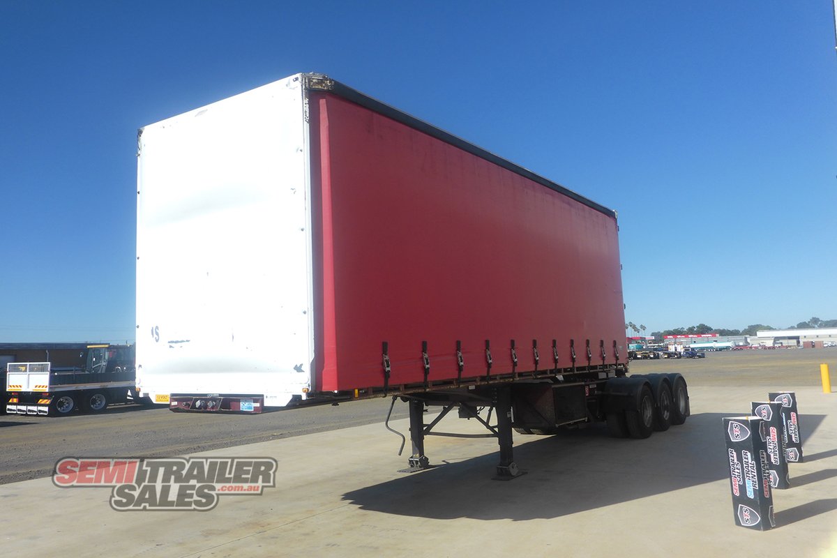 07/2007 BARKER 12 PALLET ROLLBACK CURTAINSIDER A TRAILER