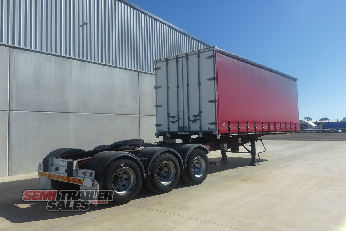 07/2007 BARKER 12 PALLET ROLLBACK CURTAINSIDER A TRAILER