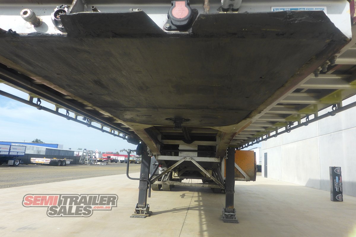 2007 BARKER 12 PALLET ROLLBACK CURTAINSIDER A TRAILER