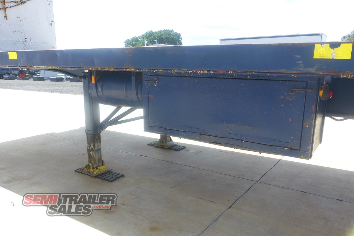 1990 KRUEGER 41FT FLAT TOP TRAILER