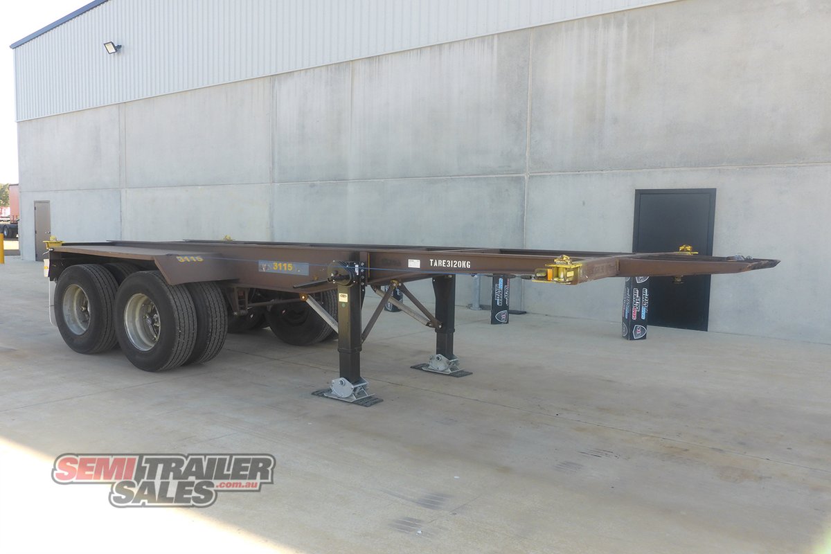 1991 KRUEGER 20FT SKEL TRAILER