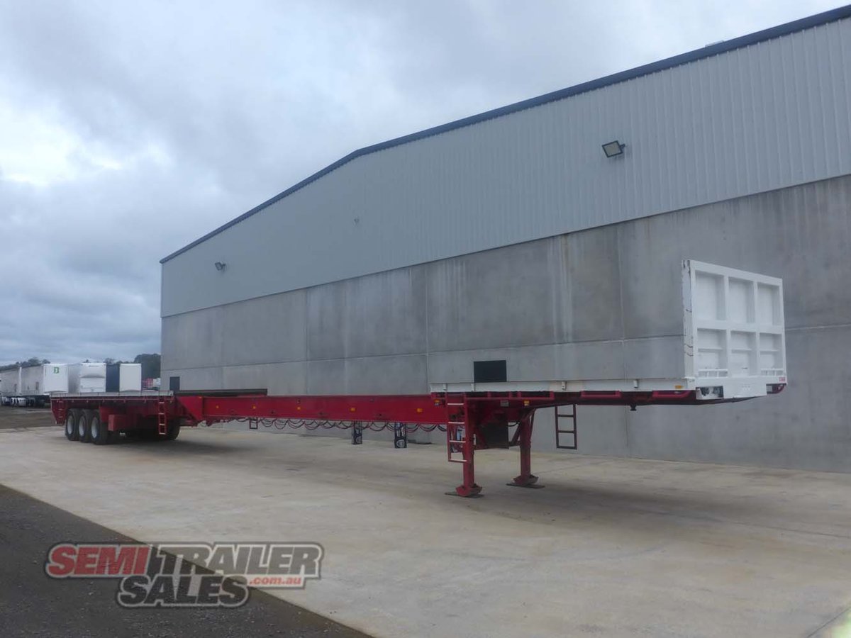 11/1999 HAULMARK 48FT-77FT EXTENDABLE FLAT TOP TRAILER