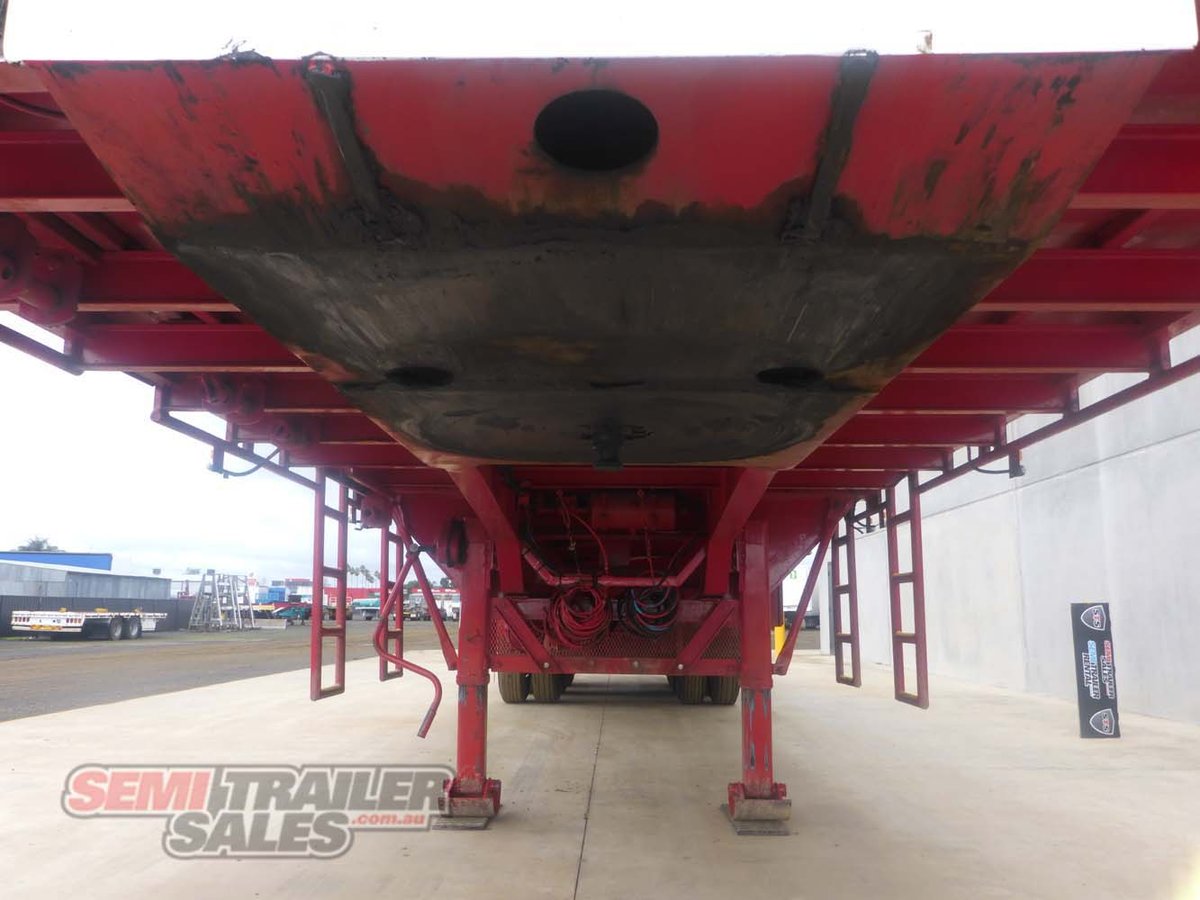 11/1999 HAULMARK 48FT-77FT EXTENDABLE FLAT TOP TRAILER