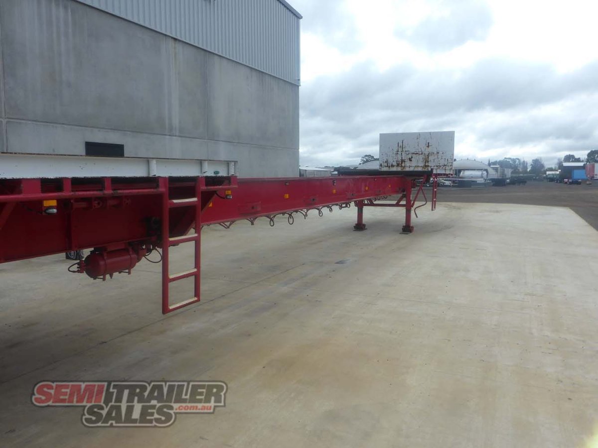 11/1999 HAULMARK 48FT-77FT EXTENDABLE FLAT TOP TRAILER