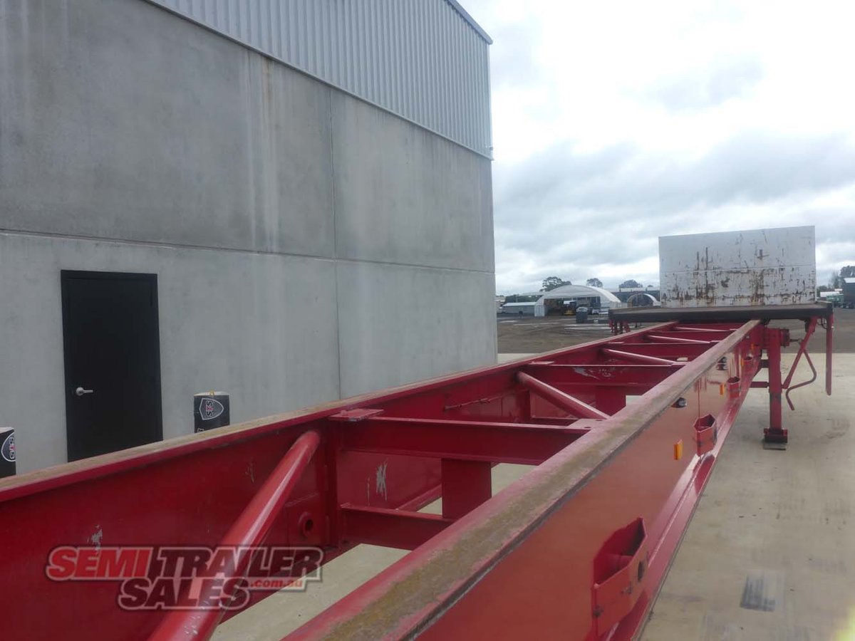 11/1999 HAULMARK 48FT-77FT EXTENDABLE FLAT TOP TRAILER