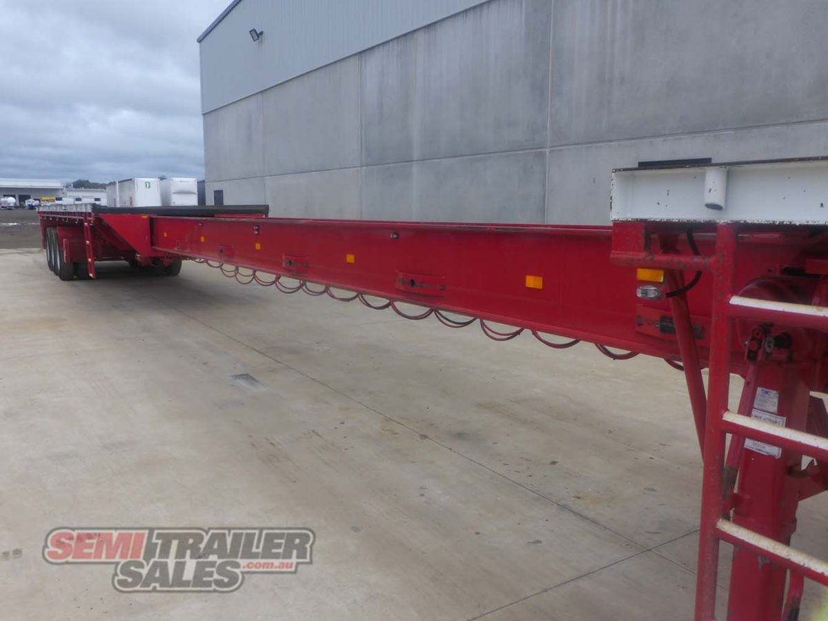 11/1999 HAULMARK 48FT-77FT EXTENDABLE FLAT TOP TRAILER