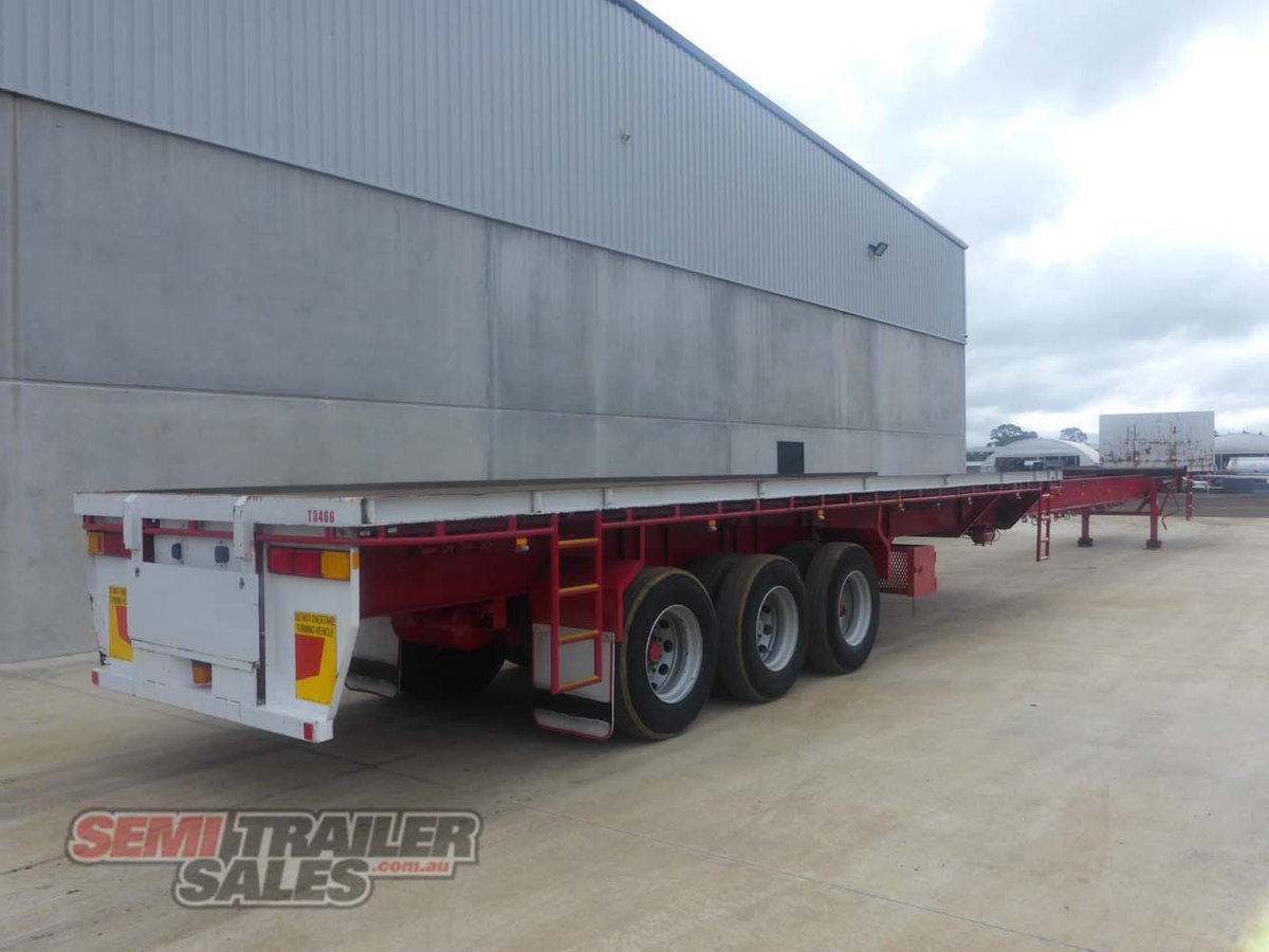 11/1999 HAULMARK 48FT-77FT EXTENDABLE FLAT TOP TRAILER