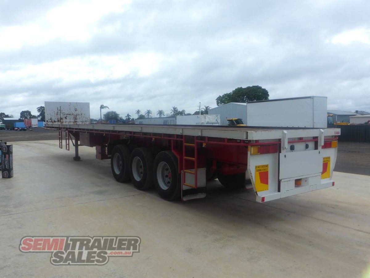 11/1999 HAULMARK 48FT-77FT EXTENDABLE FLAT TOP TRAILER