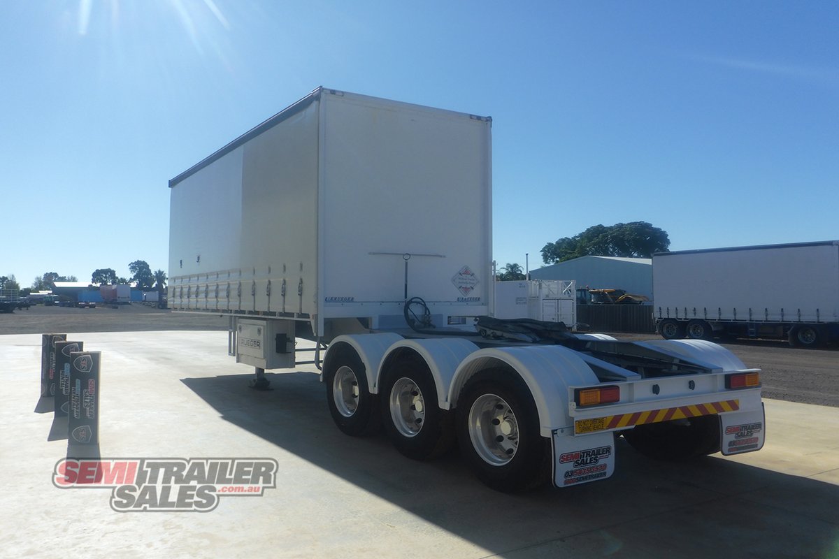 2020 KRUEGER 12 PALLET FLAT TOP CURTAINSIDER A TRAILER