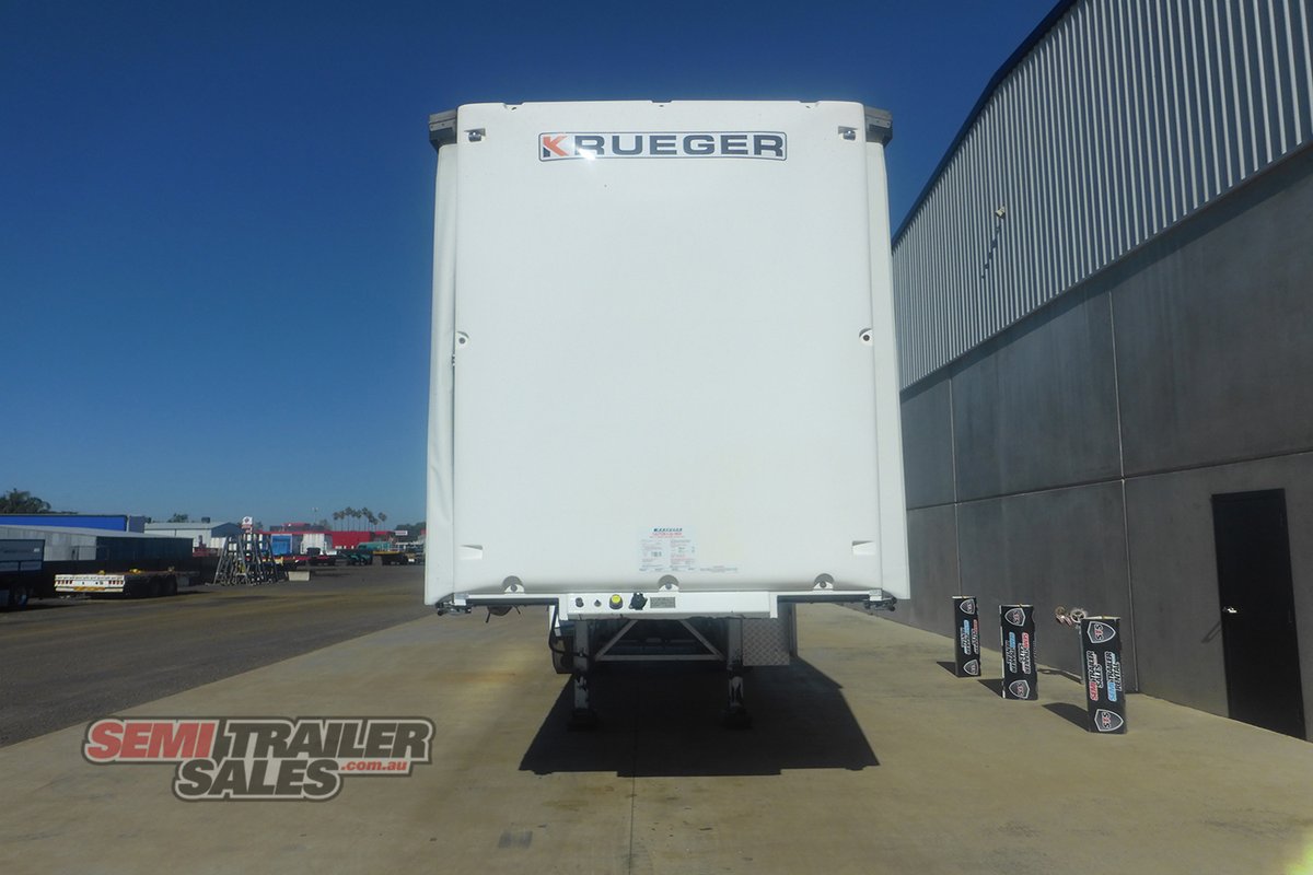 2020 KRUEGER 12 PALLET FLAT TOP CURTAINSIDER A TRAILER
