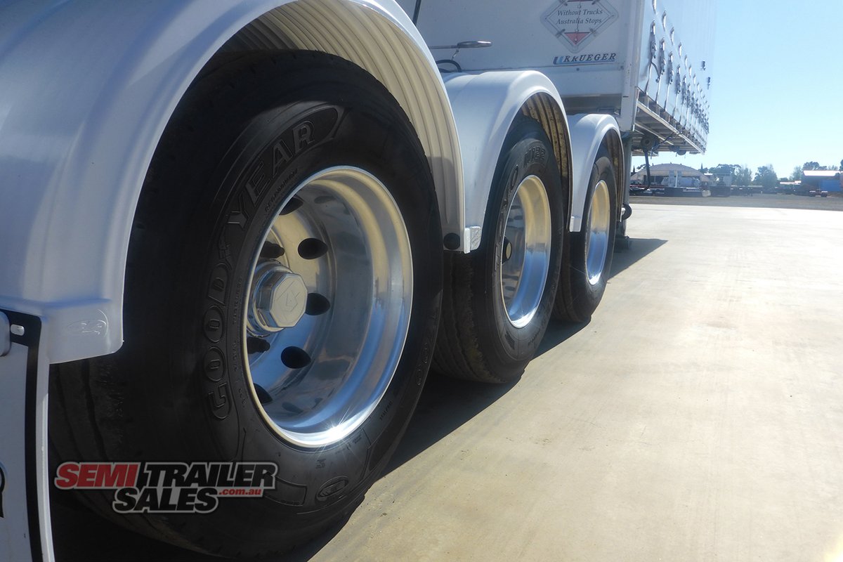 2020 KRUEGER 12 PALLET FLAT TOP CURTAINSIDER A TRAILER