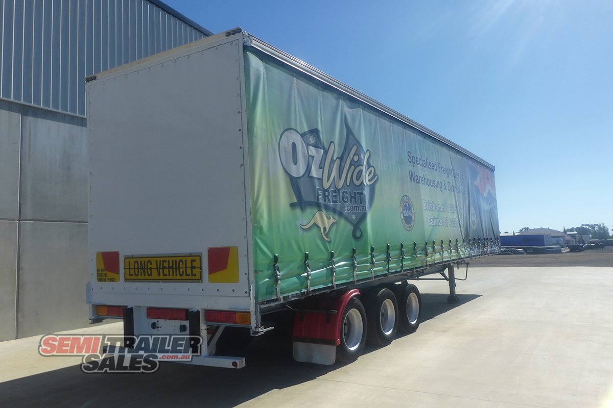 2009 VAWDREY 22 PALELT CURTAINSIDER TRAILER