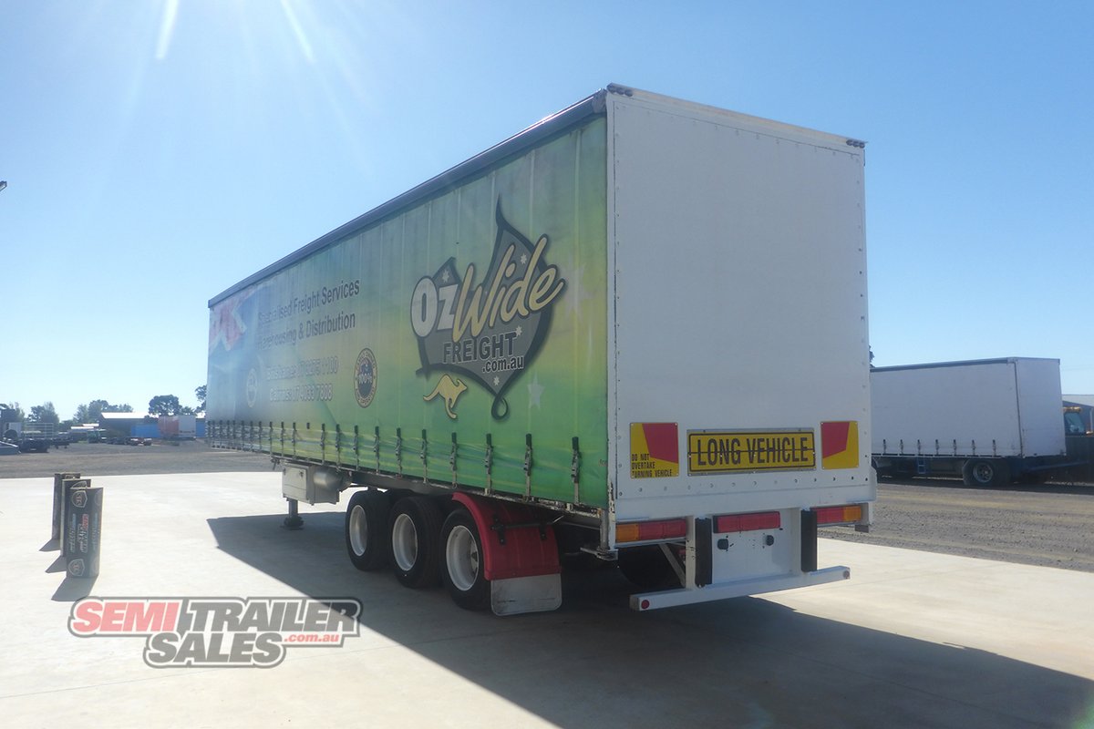 2009 VAWDREY 22 PALELT CURTAINSIDER TRAILER