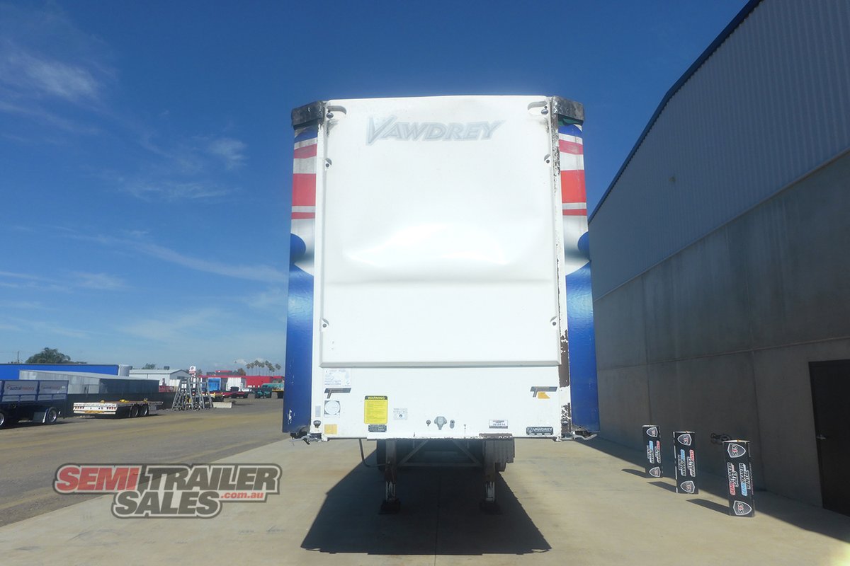 2009 VAWDREY 22 PALELT CURTAINSIDER TRAILER