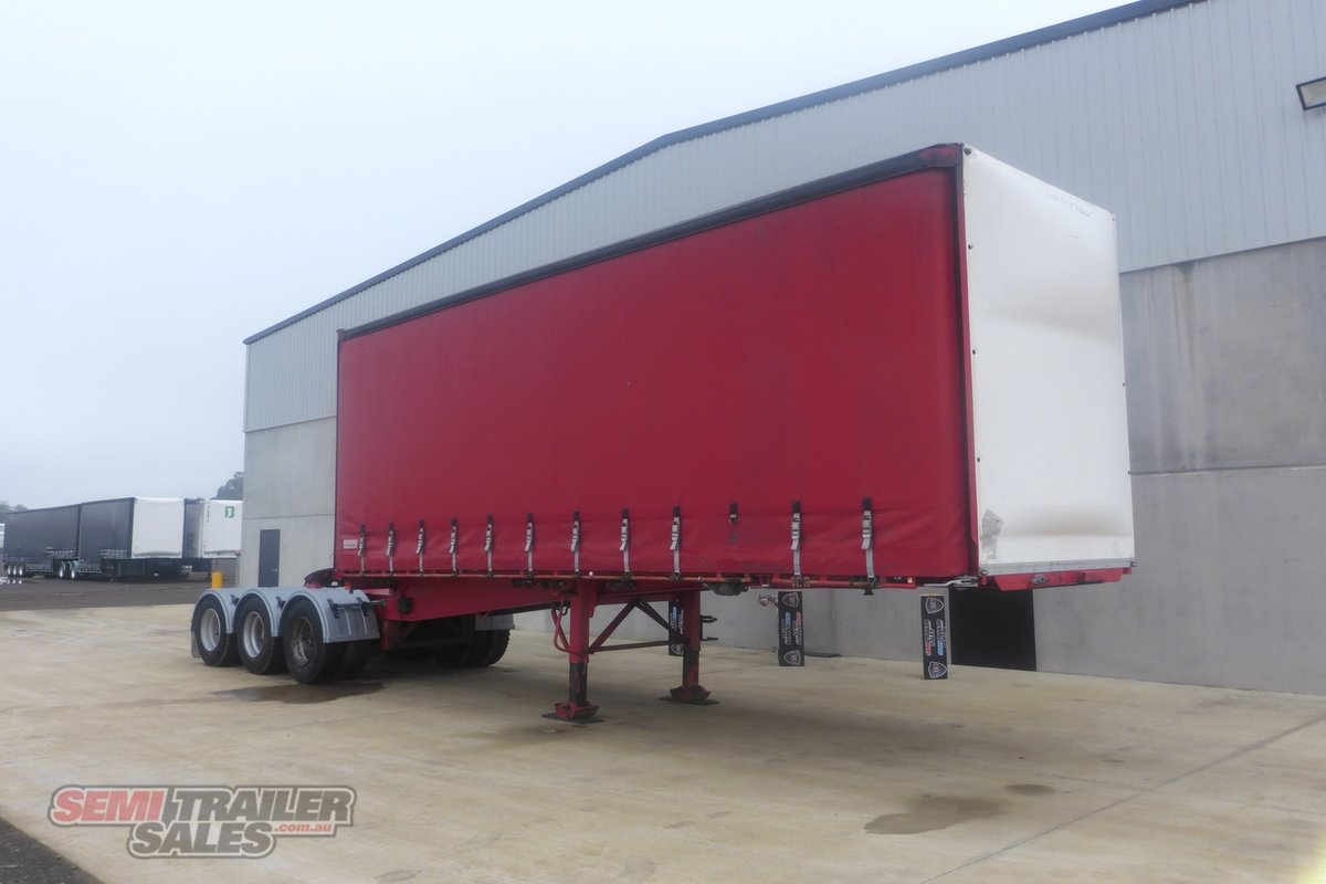 06/2002 BARKER 12 PALLET CURTAINSIDER A TRAILER (REMOVEABLE BODY)