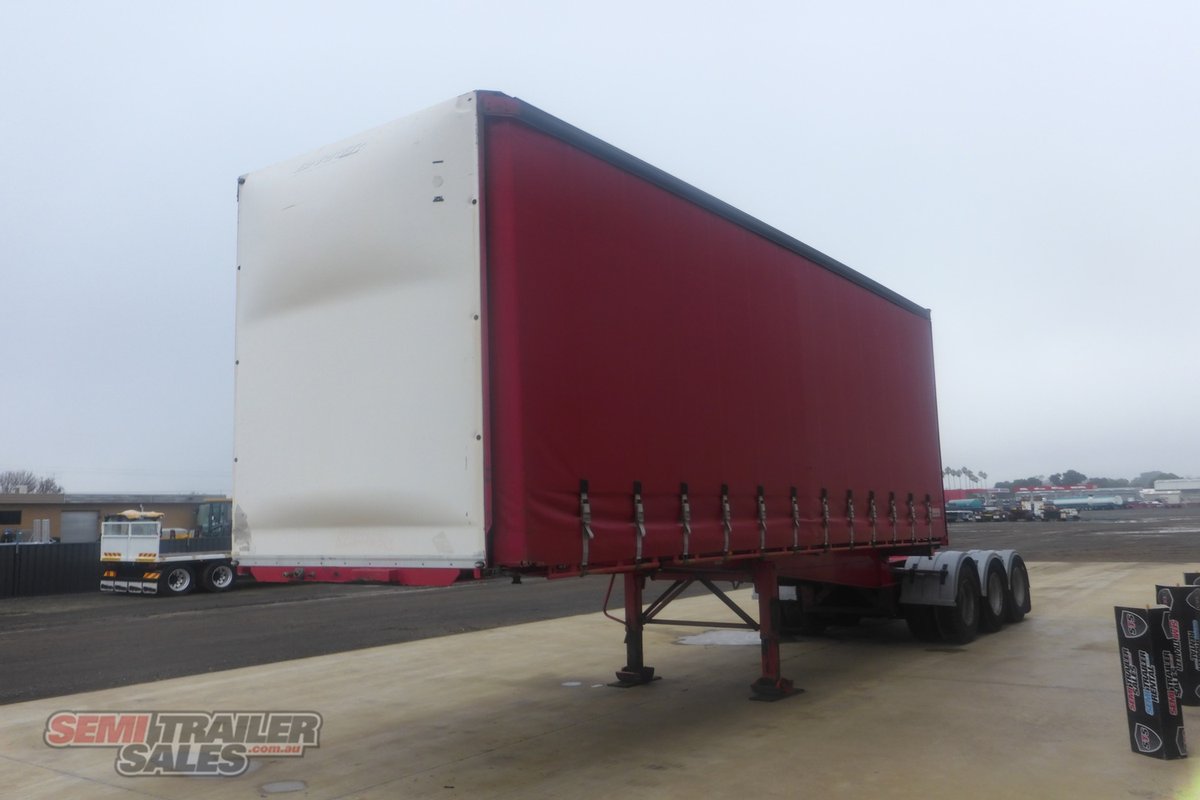 06/2002 BARKER 12 PALLET CURTAINSIDER A TRAILER (REMOVEABLE BODY)