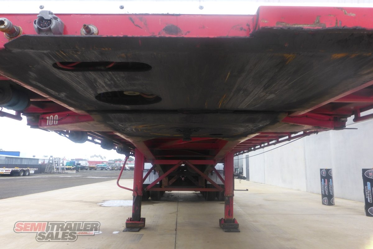 06/2002 BARKER 12 PALLET CURTAINSIDER A TRAILER (REMOVEABLE BODY)