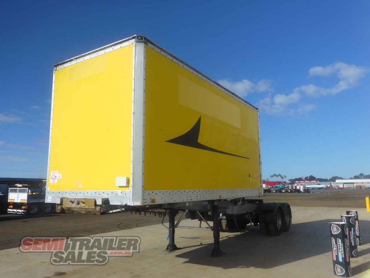 06/1993 MAXICUBE 10 PALLET BOGIE ROLLBACK PANTECH A TRAILER