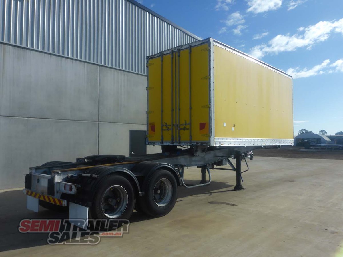 06/1993 MAXICUBE 10 PALLET BOGIE ROLLBACK PANTECH A TRAILER