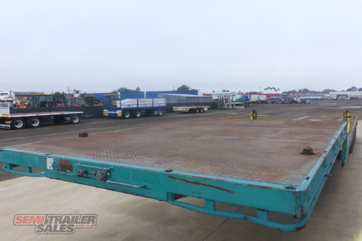 11/1993 KRUEGER 45FT DROPDECK WITH CONTAINER PINS