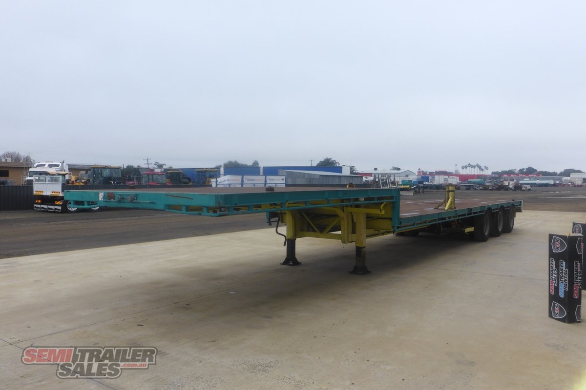 11/1993 KRUEGER 45FT DROPDECK WITH CONTAINER PINS