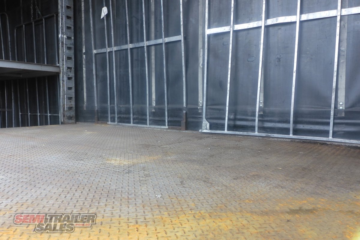 07/2007 MAXITRANS 34 PALLET DOUBLE DROPDECK CURTAINSIDER B DOUBLE SET WITH MEZZ