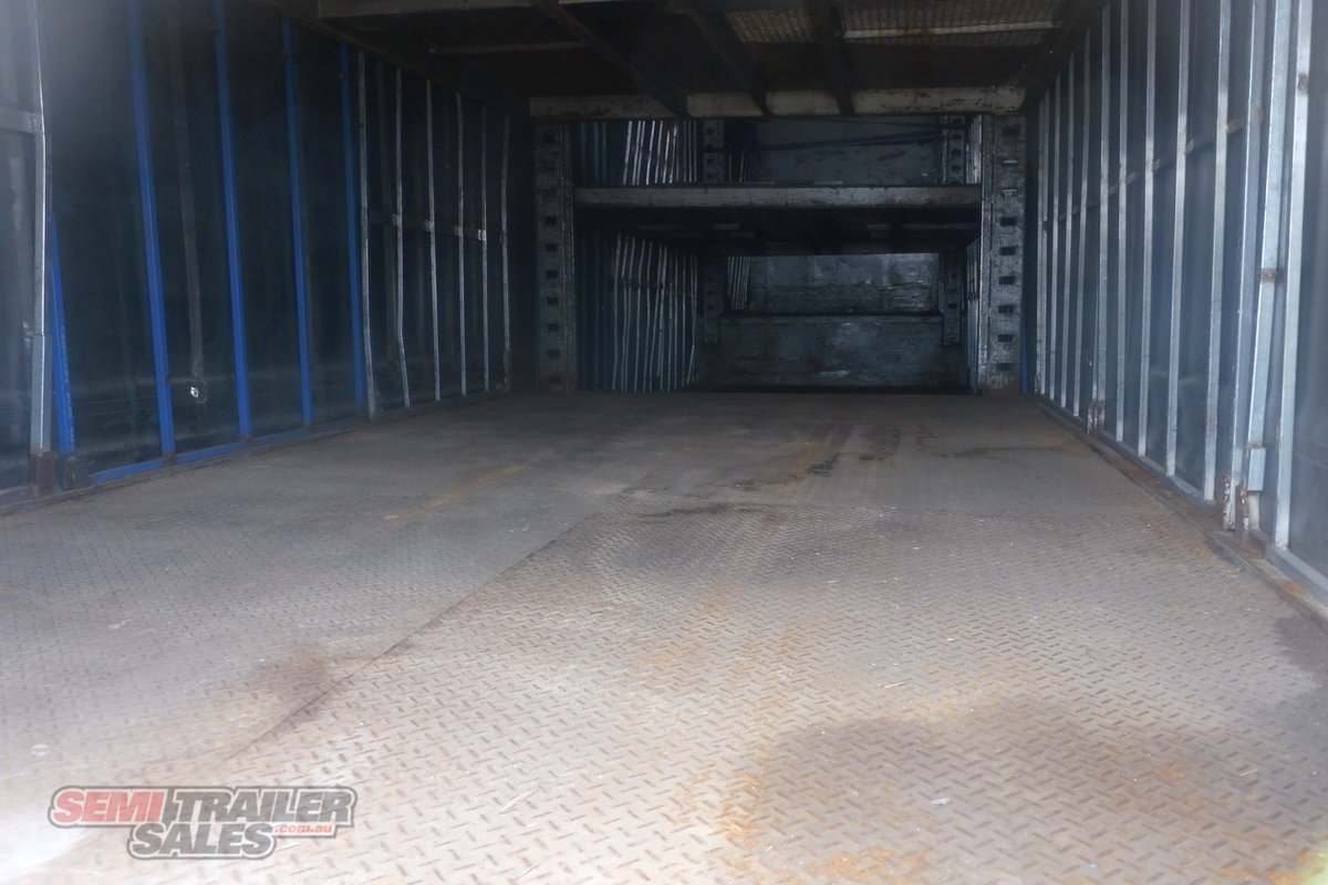 07/2007 MAXITRANS 34 PALLET DOUBLE DROPDECK CURTAINSIDER B DOUBLE SET WITH MEZZ