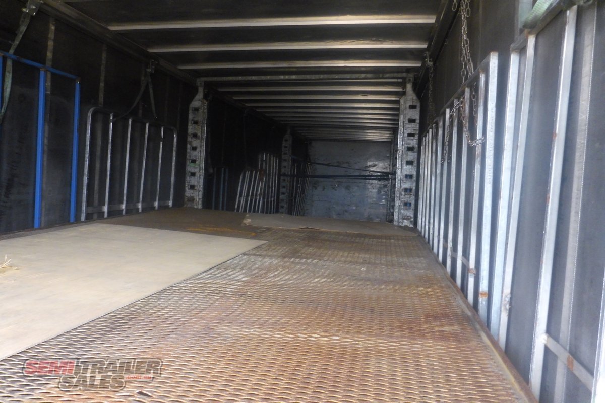 07/2007 MAXITRANS 34 PALLET DOUBLE DROPDECK CURTAINSIDER B DOUBLE SET WITH MEZZ