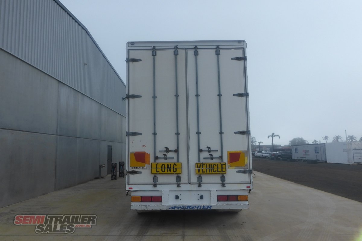 07/2007 MAXITRANS 34 PALLET DOUBLE DROPDECK CURTAINSIDER B DOUBLE SET WITH MEZZ
