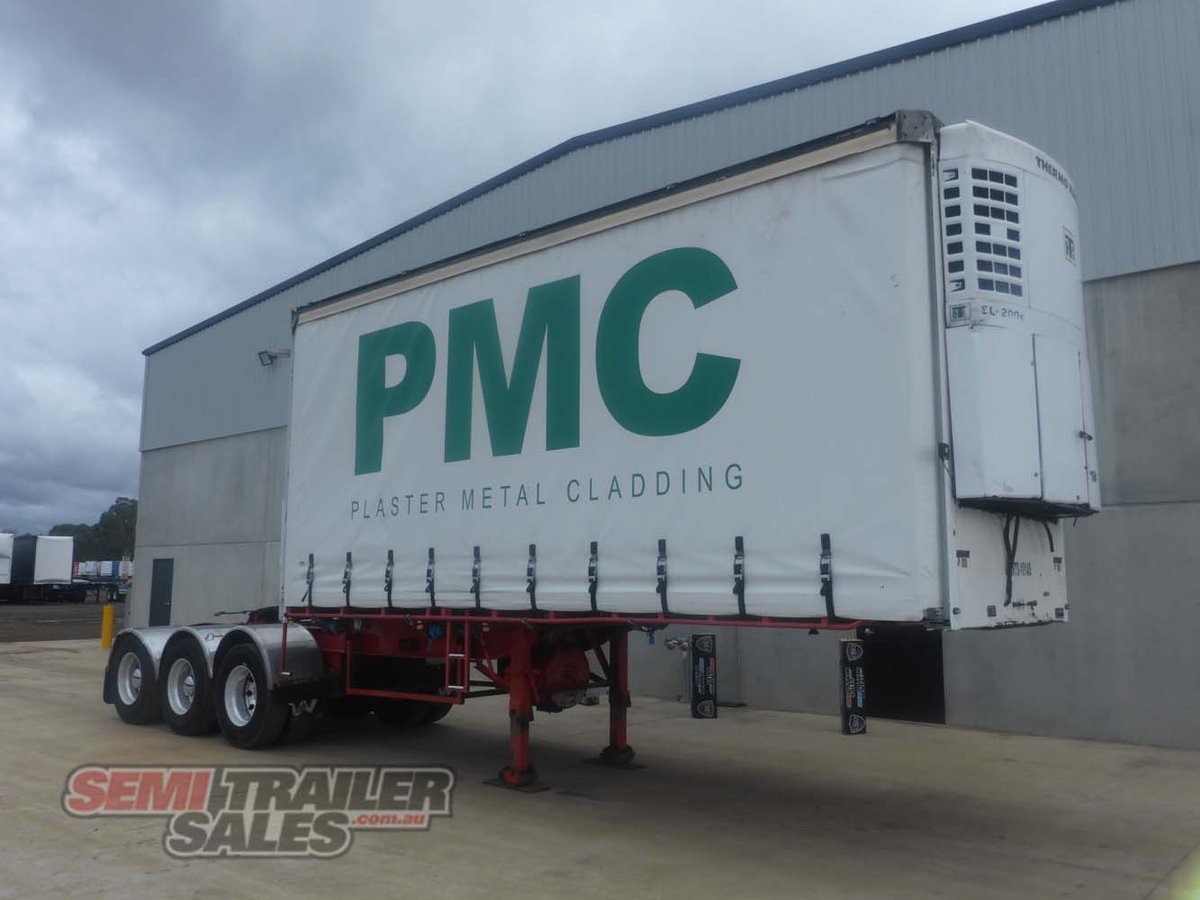 12/2004 VAWDREY 10 PALLET REFRIGERATED CURTAINSIDER A TRAILER