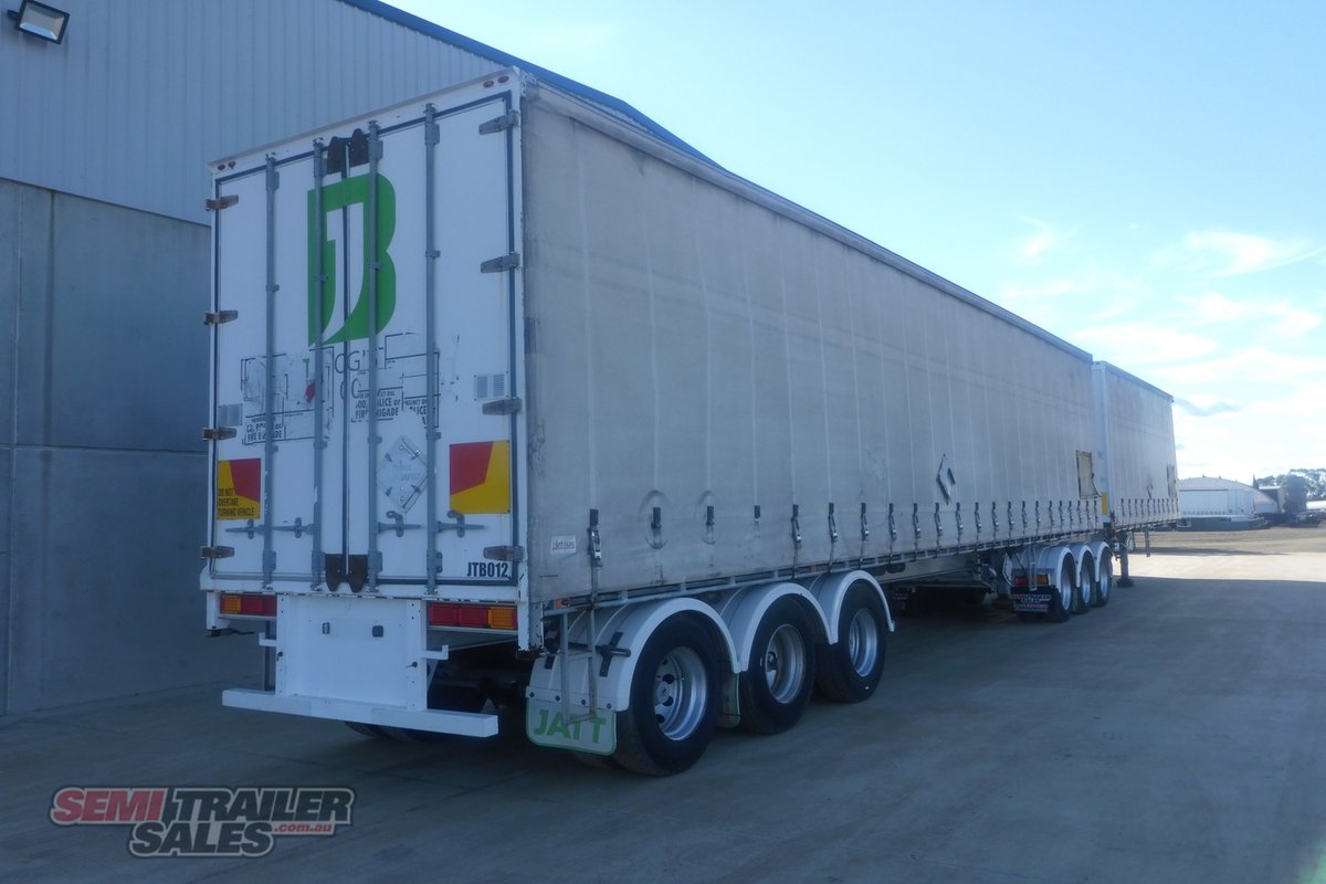 12/2022 PBS 34 PALLET CURTAINSIDER B DOUBLE SET TRAILER
