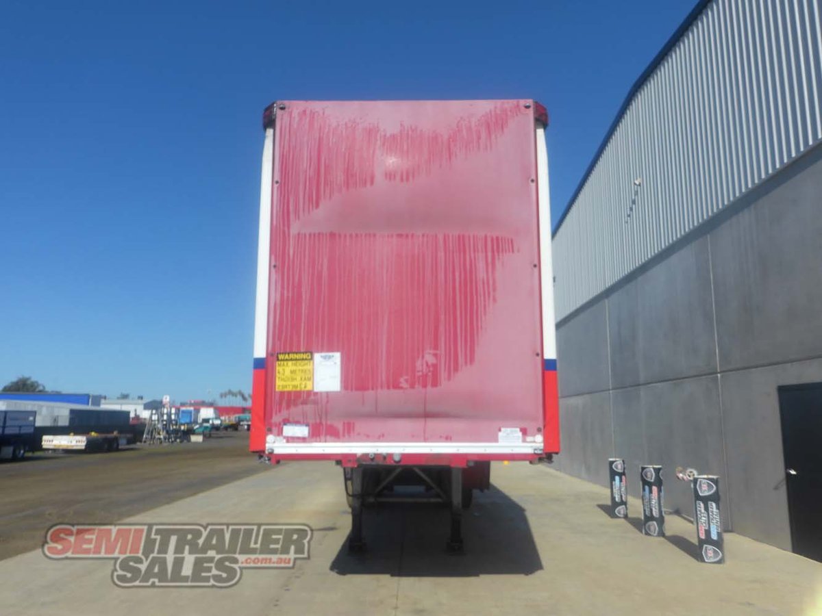 03/2008 BARKER 12 PALLET CURTAINSIDER A TRAILER