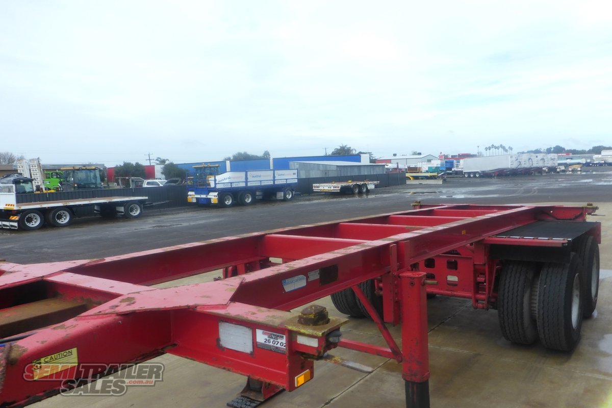 12/1987 FRUEHAUF 20FT SKEL TRAILER