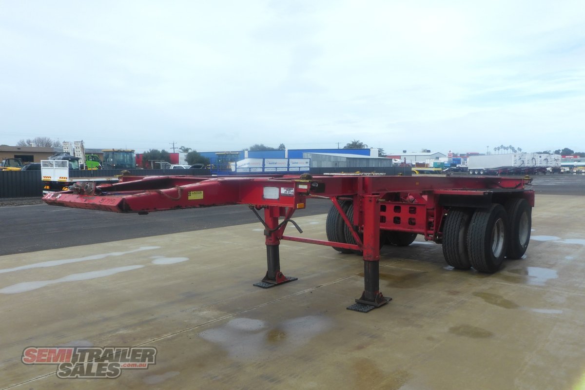 12/1987 FRUEHAUF 20FT SKEL TRAILER