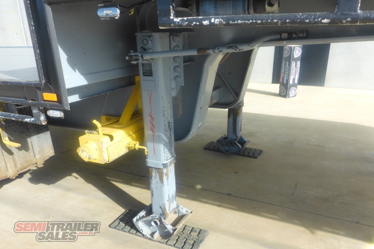 03/2016 CIMC 22 PALLET DROPDECK TRAILER WITH CONTAINER PINS