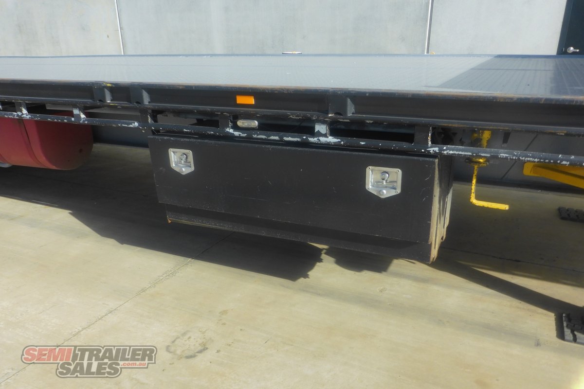 03/2016 CIMC 22 PALLET DROPDECK TRAILER WITH CONTAINER PINS