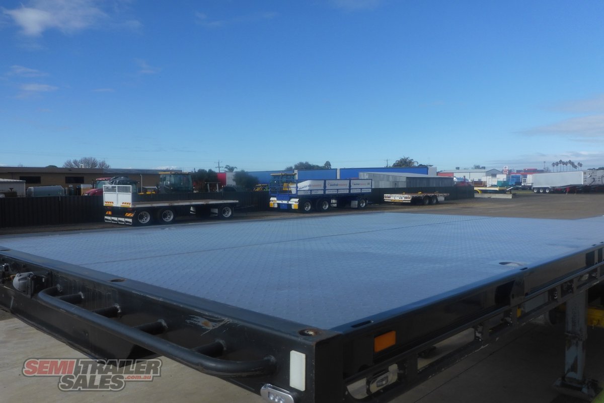 03/2016 CIMC 22 PALLET DROPDECK TRAILER WITH CONTAINER PINS