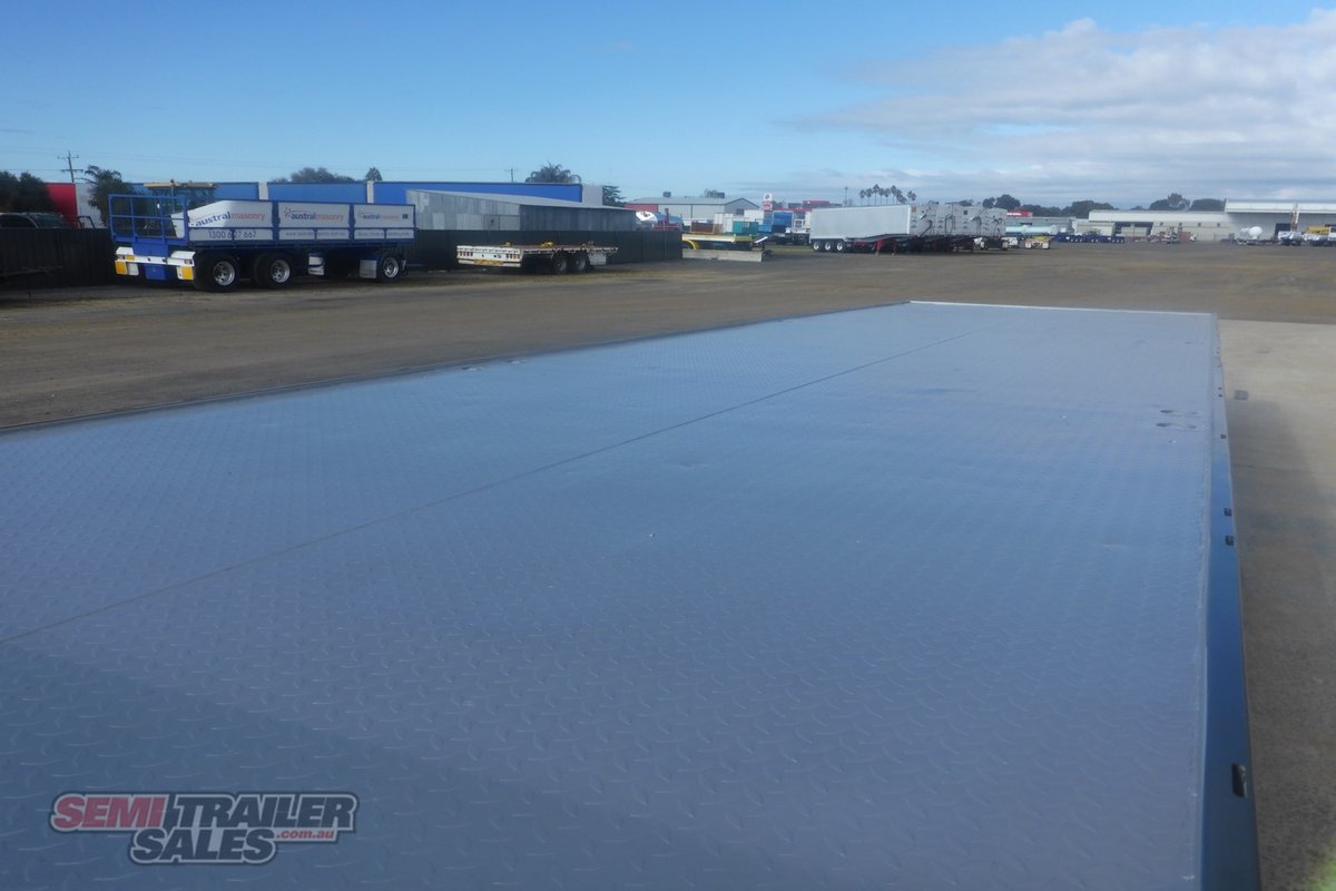 03/2016 CIMC 22 PALLET DROPDECK TRAILER WITH CONTAINER PINS