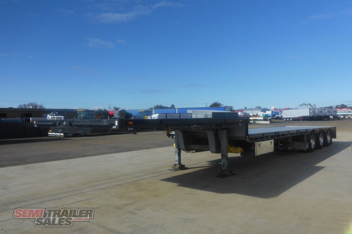 03/2016 CIMC 22 PALLET DROPDECK TRAILER WITH CONTAINER PINS