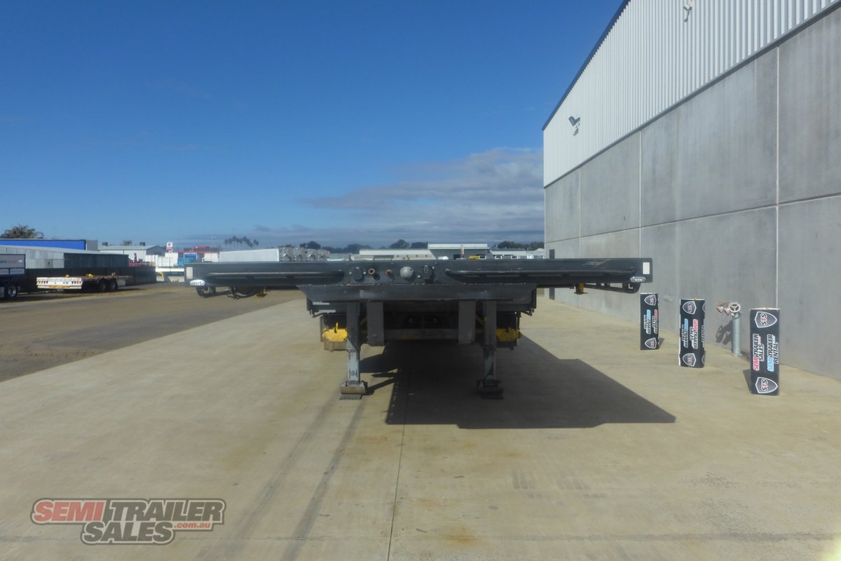 03/2016 CIMC 22 PALLET DROPDECK TRAILER WITH CONTAINER PINS